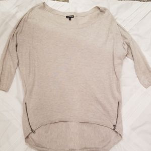 Express Sweater with Zipper Detail